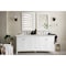 James Martin Vanities Palisades 72in Double Vanity, Bright White w/ 3 CM Eternal Jasmine Pearl Quartz Top 527-V72-BW-3EJP - alternate 1